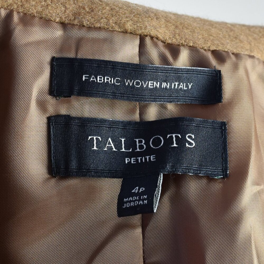 Talbots Camel Brown Brushed Italian Wool Blazer - 4p - Picture 13 of 13